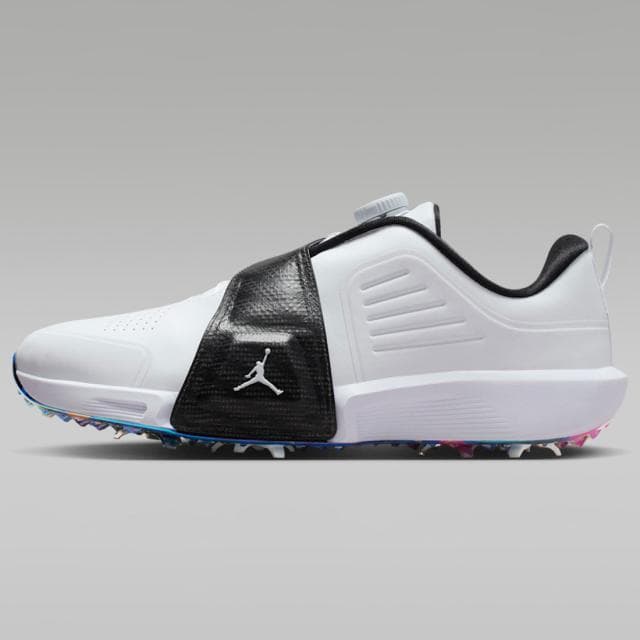 28cm ナイキ ゴルフ ジョーダン エア レブ 白 スパイク ゴルフシューズ