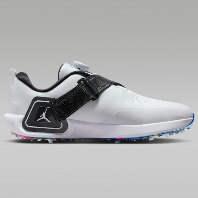 28cm ナイキ ゴルフ ジョーダン エア レブ 白 スパイク ゴルフシューズ
