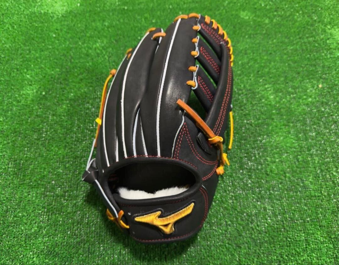 ミズノプロ オーダー 硬式 外野 新品 HAGA JAPAN 波賀 日本製 西川