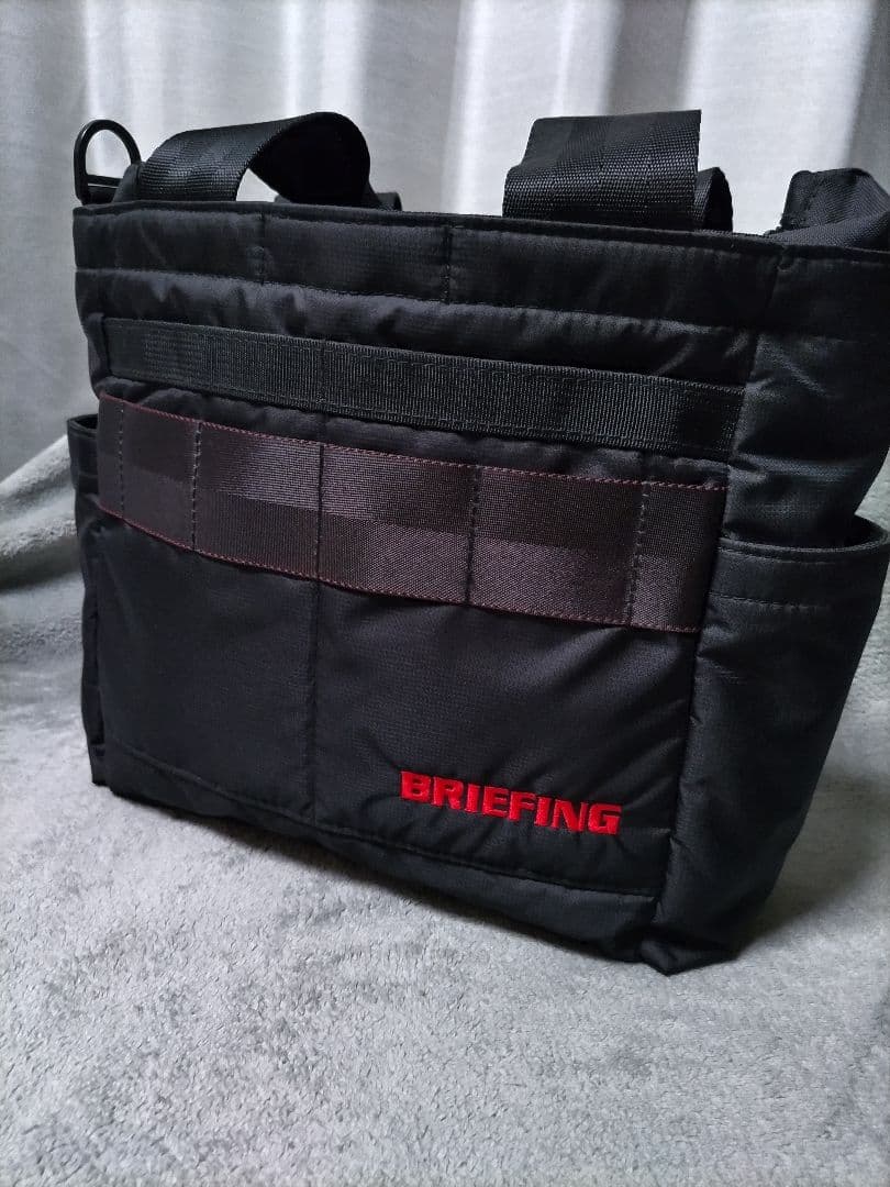 美品　ブリーフィングゴルフ　カートバック　黒