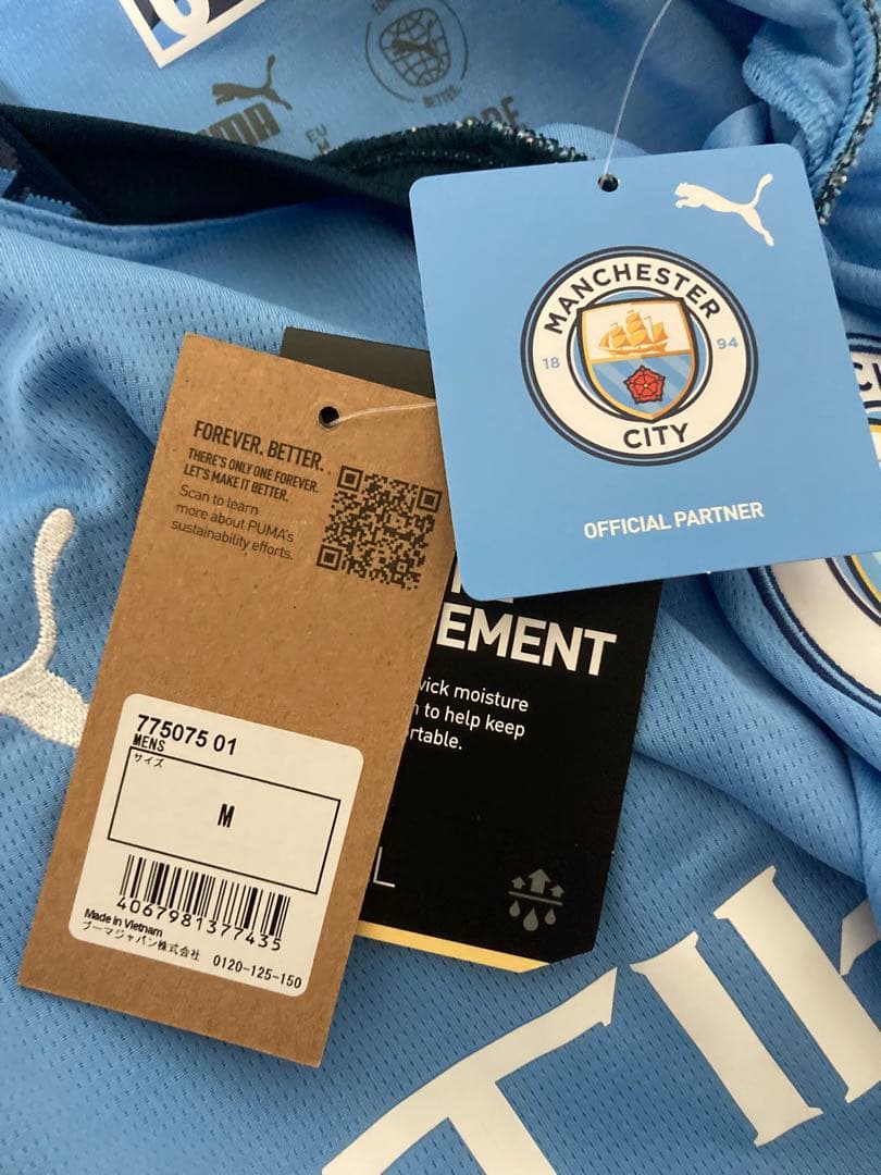 新品タグ付き マンチェスター・シティ フォーデン レプリカユニフォーム カップ戦