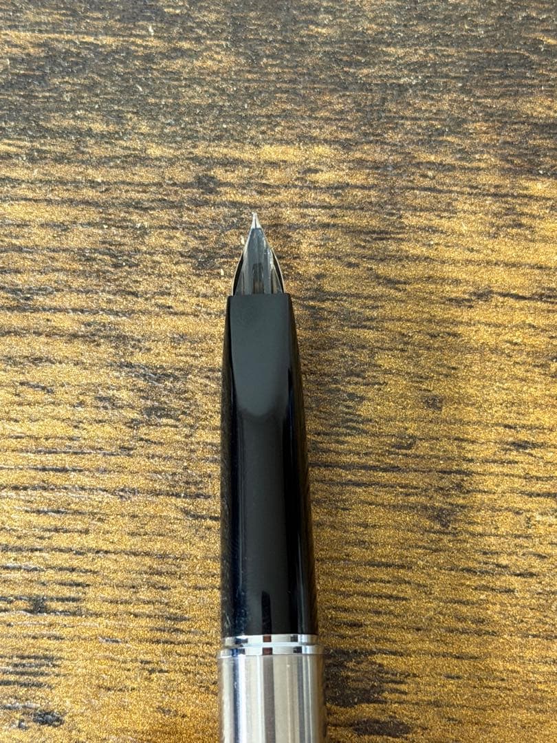 新品未使用　1980年代　蝕刻　竹と雉　白金　万年筆 18金　細字　コンバーター