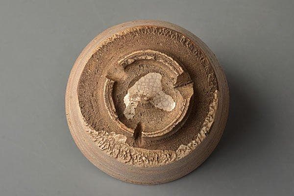 k522 【名品！萩の七化け】茶道具　古萩筒茶碗　煎茶道具