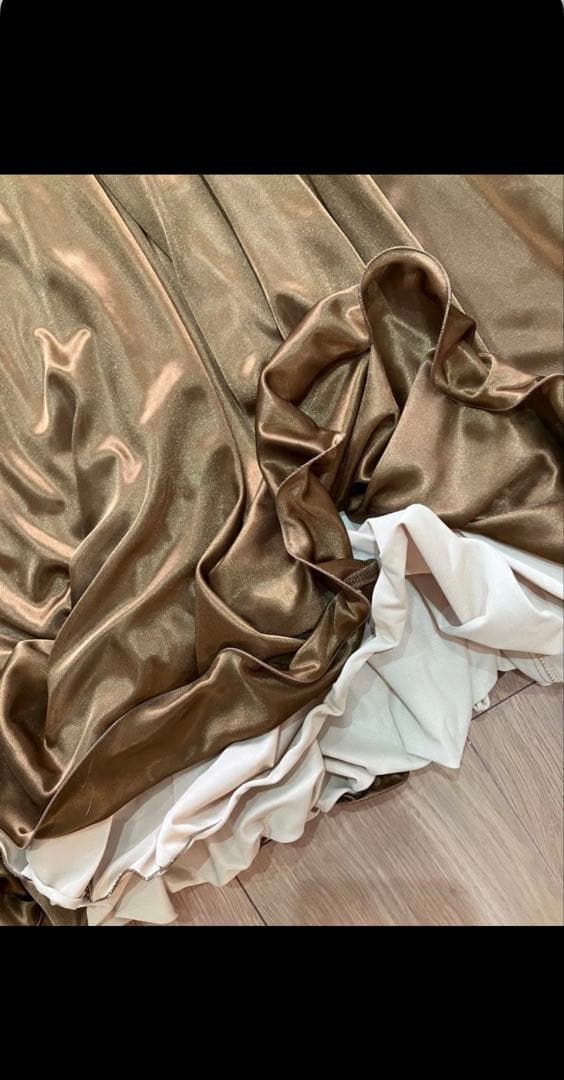 社交ダンスドレス サンリーヌ　新品 フリル付き