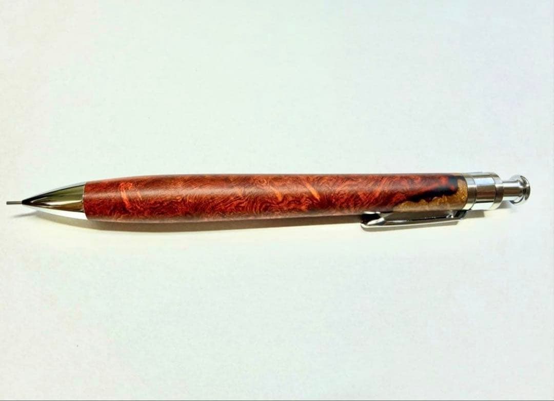 【残り4時間限定セール中】工房楔　花梨紅白　ペンシル楔0.5 特上杢