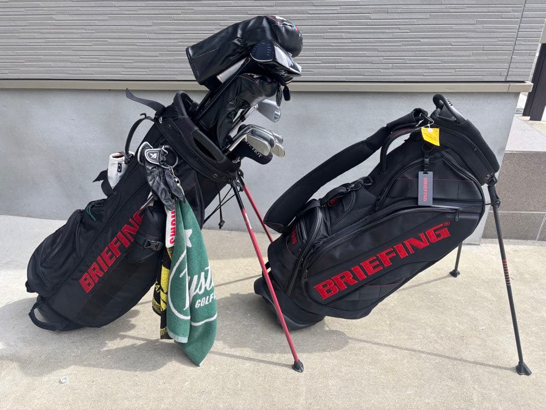 すずパパ　ブリーフィング ゴルフバッグ