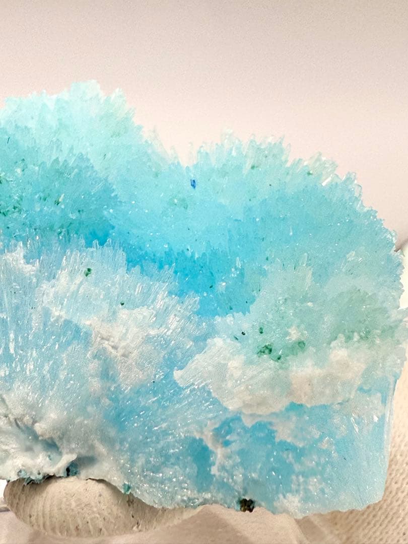 ブルー　アラゴナイト　霞石　原石　鉱物標本　天然石