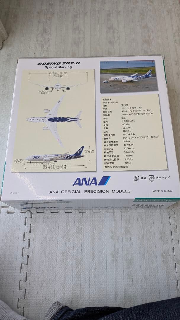 ANA Boeing 787-8特別塗装1/200 JA801A NH20053