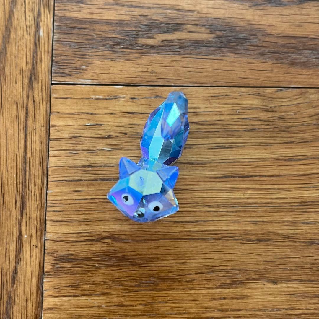 美品【スワロフスキー】ラブロッツ　猫 クリスタル　置物　Swarovski