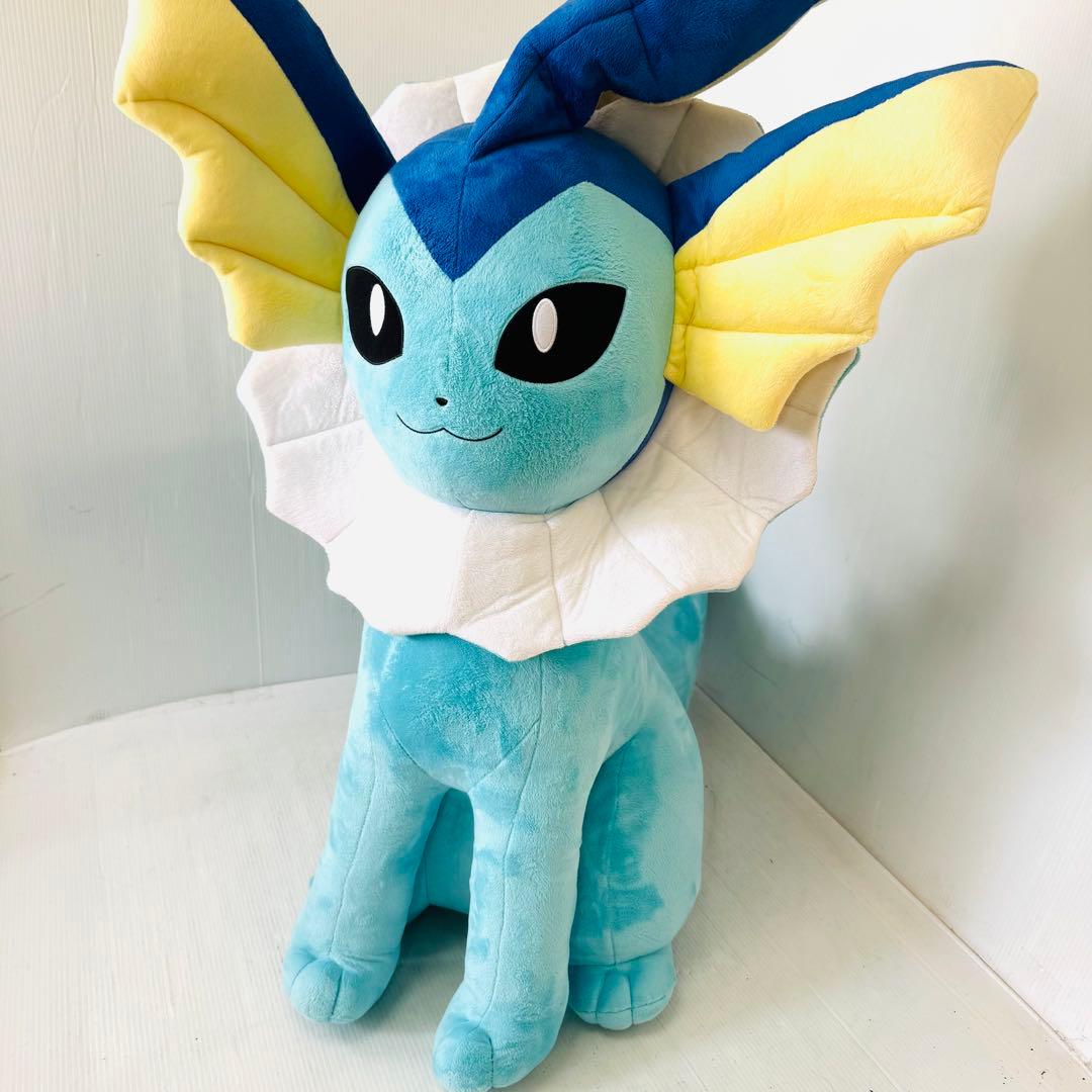 【美品】ポケモン　等身大　ぬいぐるみ シャワーズ　ポケモンセンター　限定