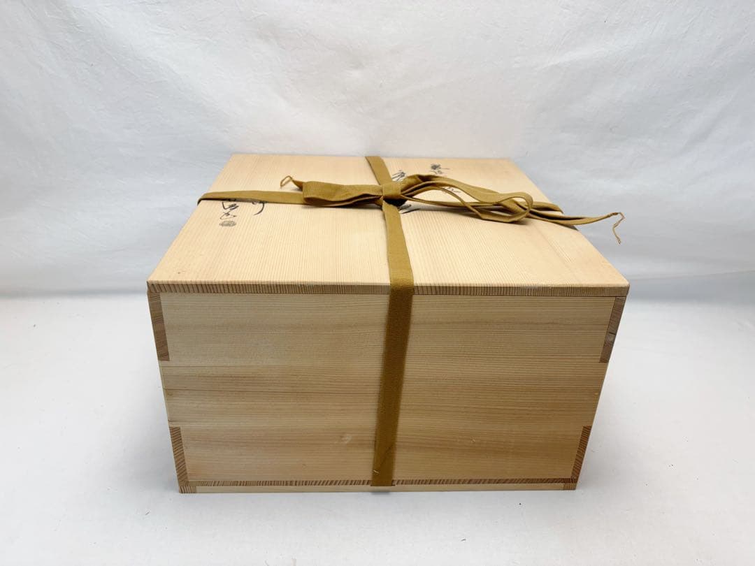 美品 茶道具 釜師 佐藤浄清作 遠山霰地紋 透木釜 釜印 釜鐶付き 共箱