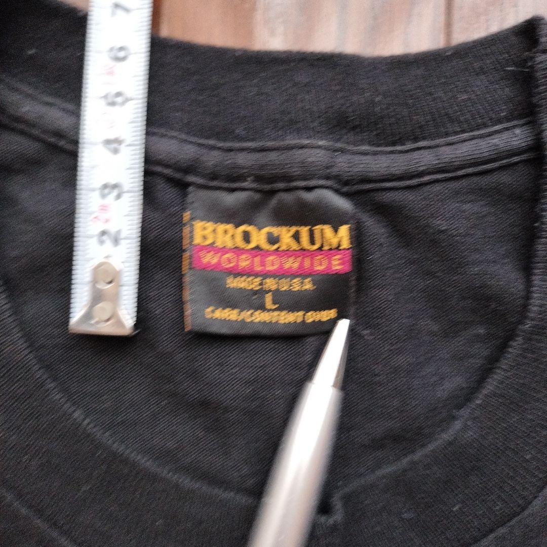 ガンズ　ゲフィン・レコード　UZU SUICIDE 刺繍ロゴ Tシャツ 黒