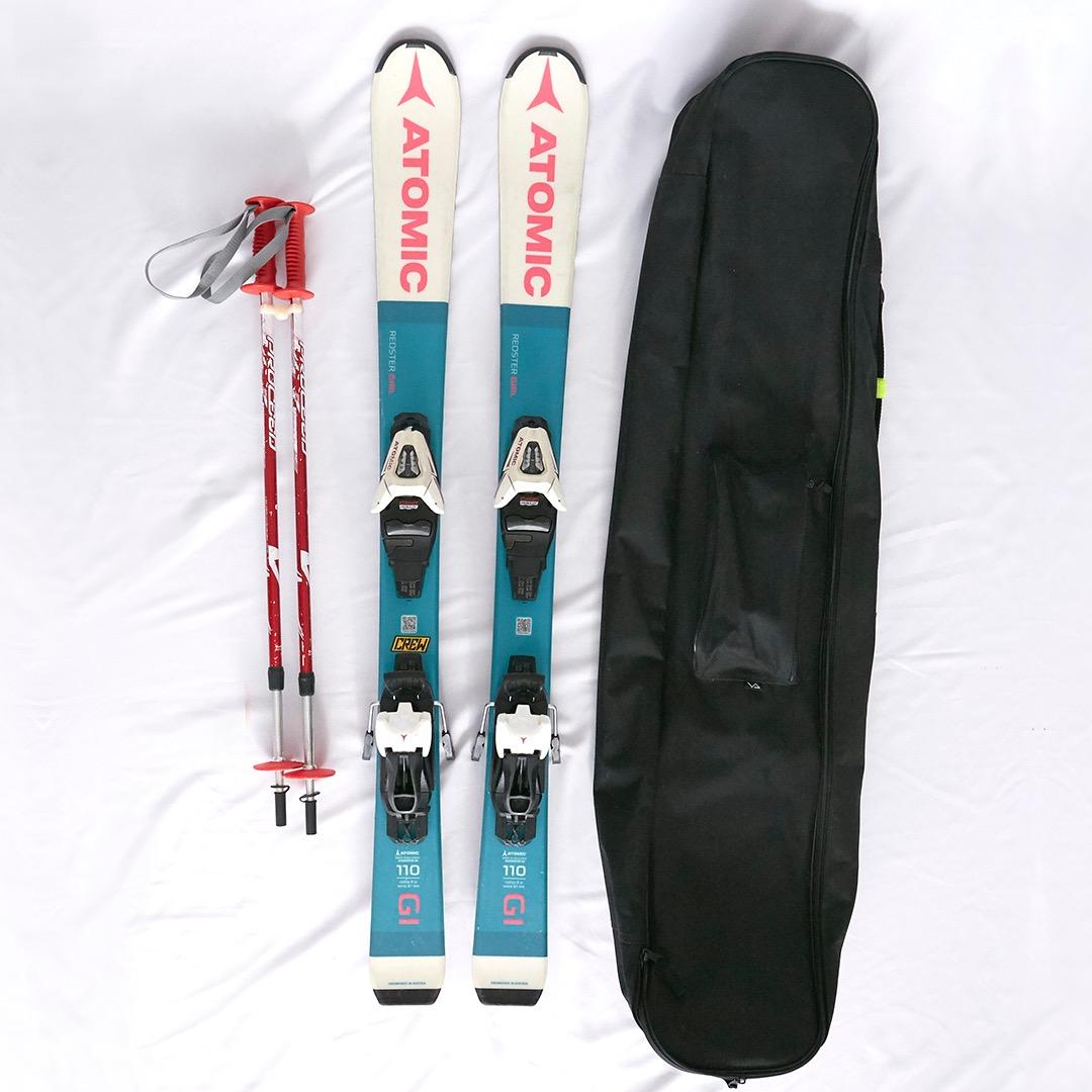 ATOMIC アトミック REDSTER GIRL 110 スキーポールセット