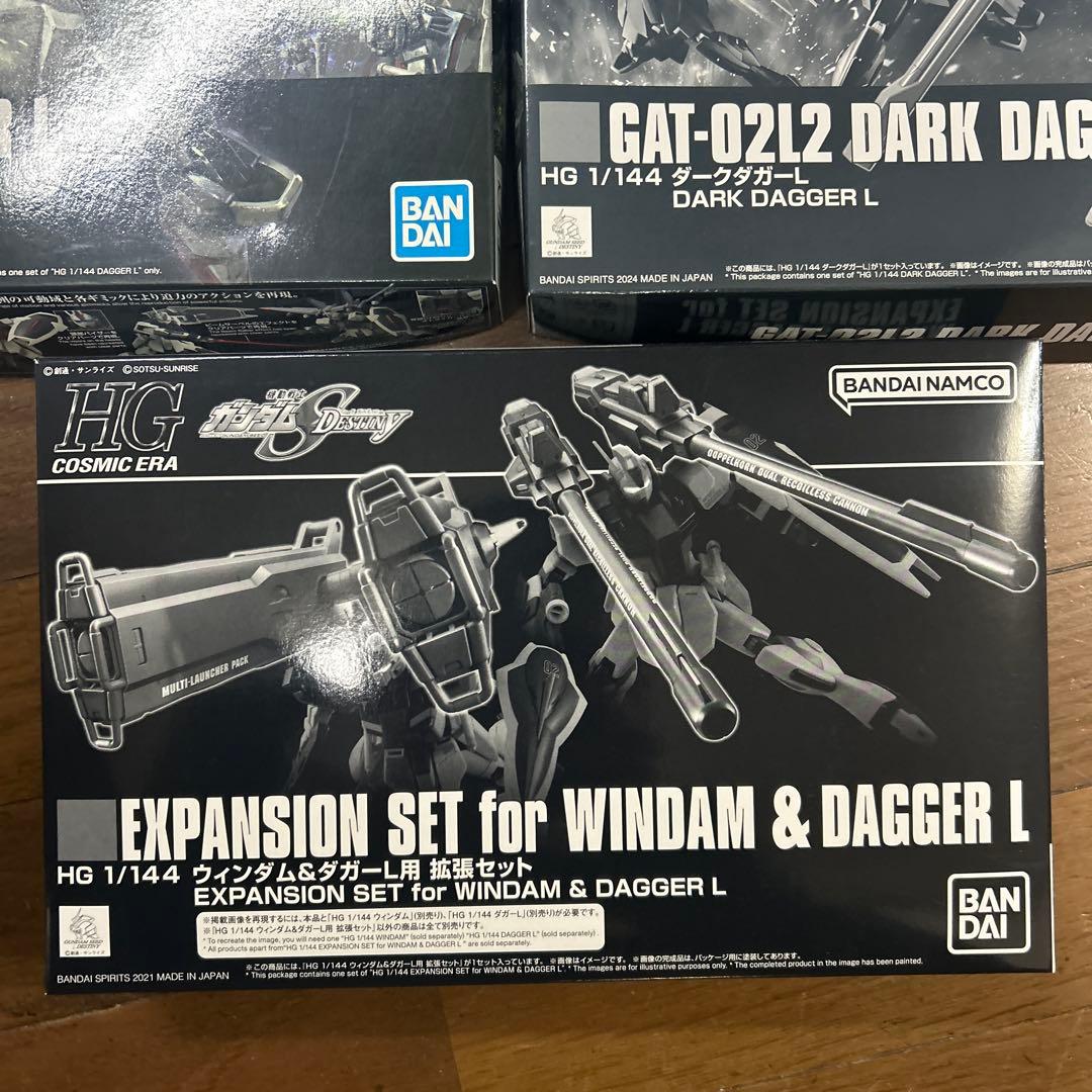 HG ガンプラ WINDAM、DAGGER L 5点セット 未使用新品