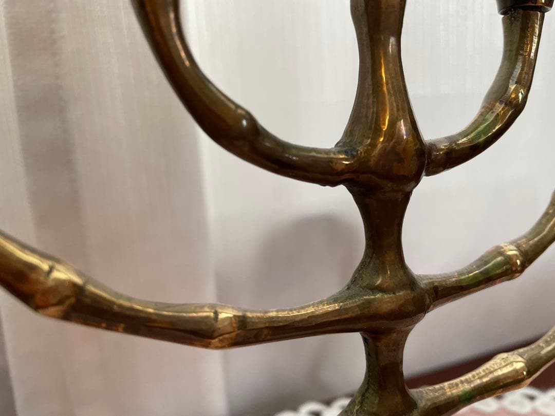 真鍮製 メノーラ 高さ約25cm