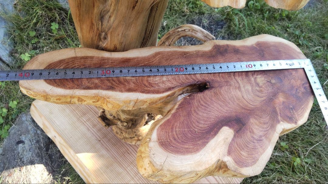 天然木製 4段キャットタワー