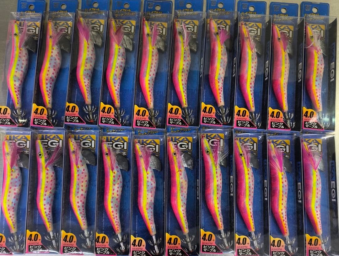 TE イカエギ4号　ピンクマーブル　300個