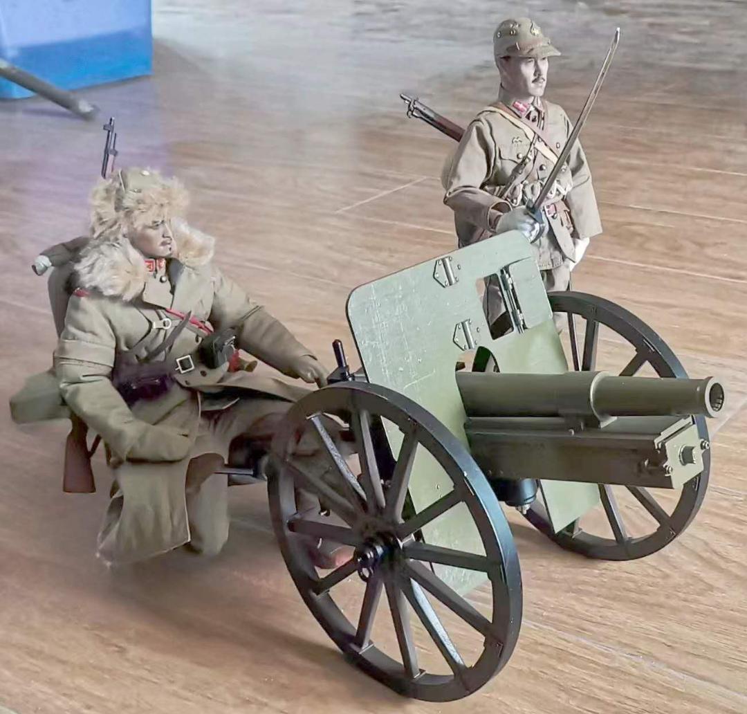 １/6スケール　手作　四一式山砲　模型レプリカ　新品