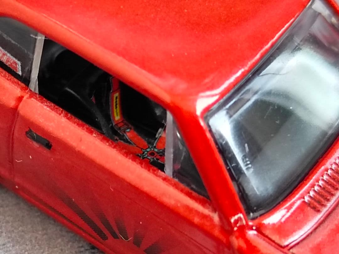 ホットウィールカスタム GTR ハコスカ 赤 オーバーフェンダー☆トミカ改造