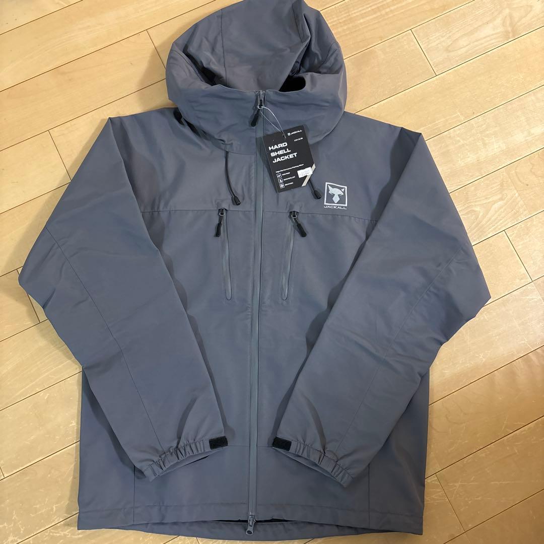 ☆新品☆ジャッカル　ハードシェルジャケット　Lサイズ　アイスグレー