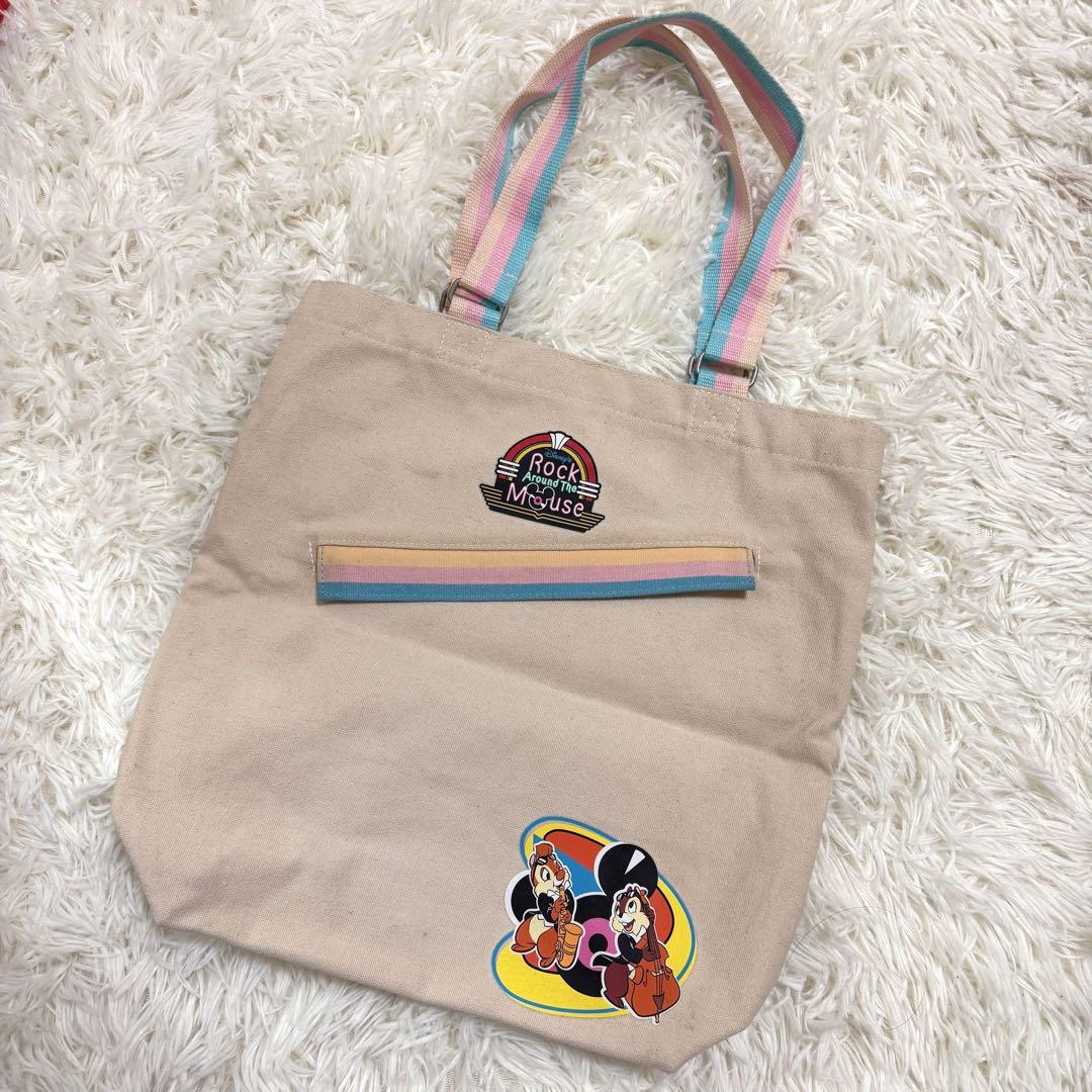 ディズニー ロックアラウンドザマウス キャンバストートバッグ