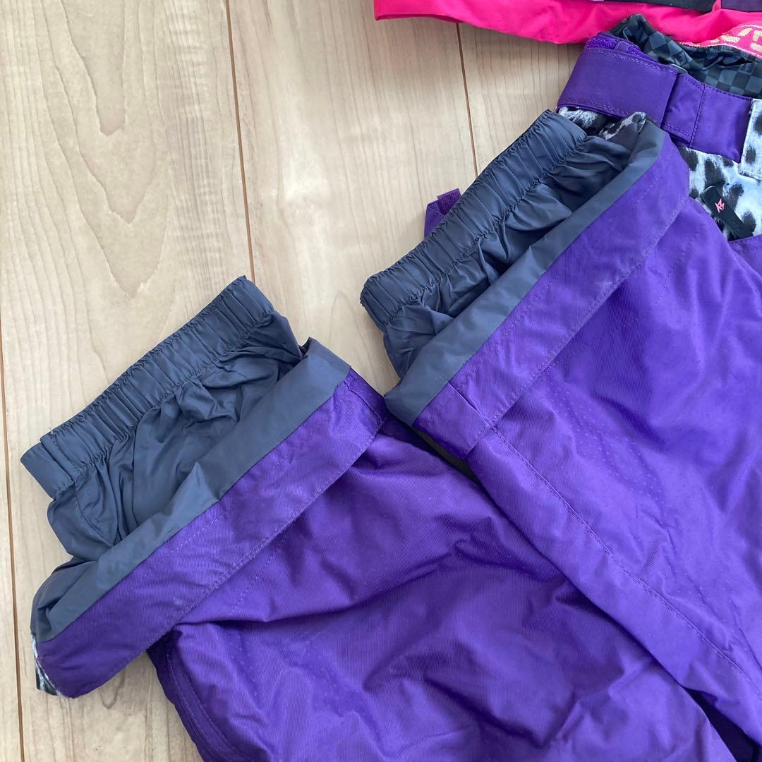 カラフルドット柄スノーボードウェア（女性用）