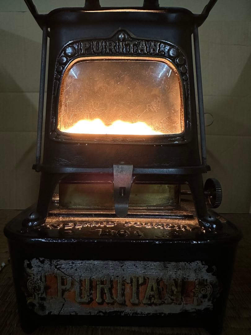 レア個体　アイロンストーブ　Puritan