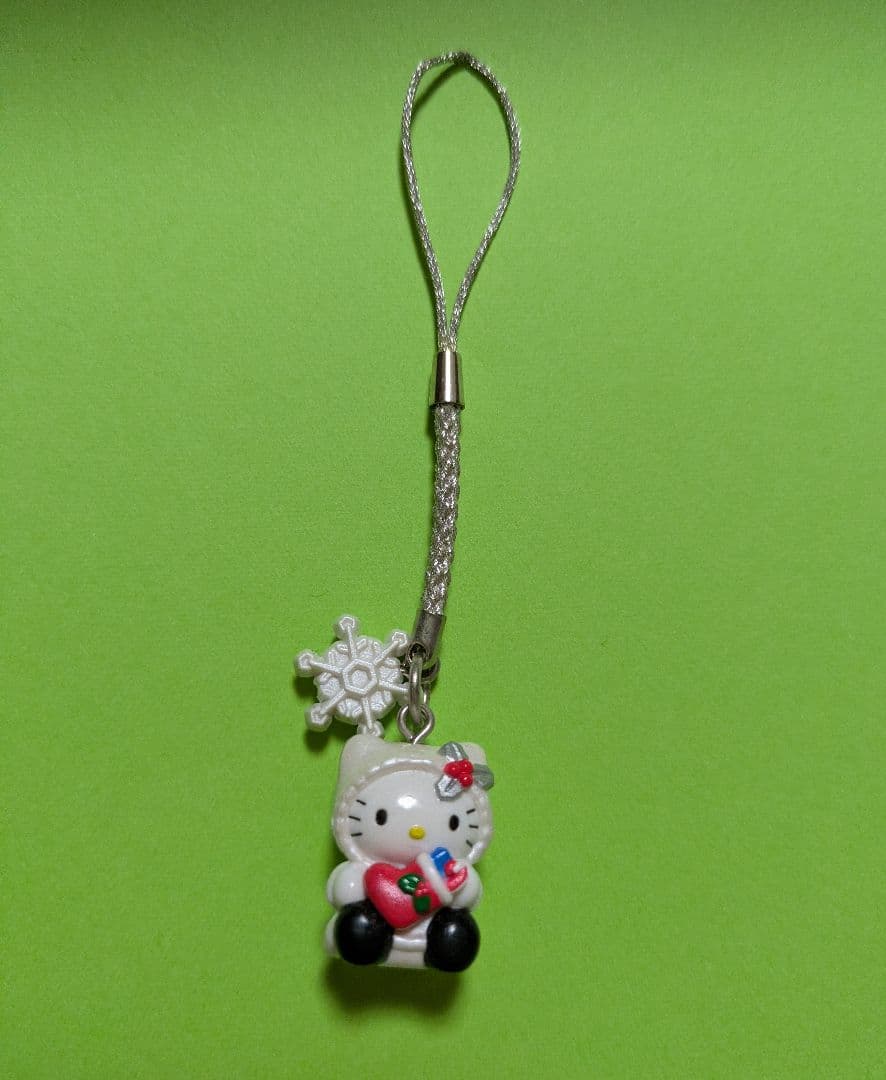 激レア　ハローキティ根付け クリスマス限定 サンタ　トナカイ　雪だるま