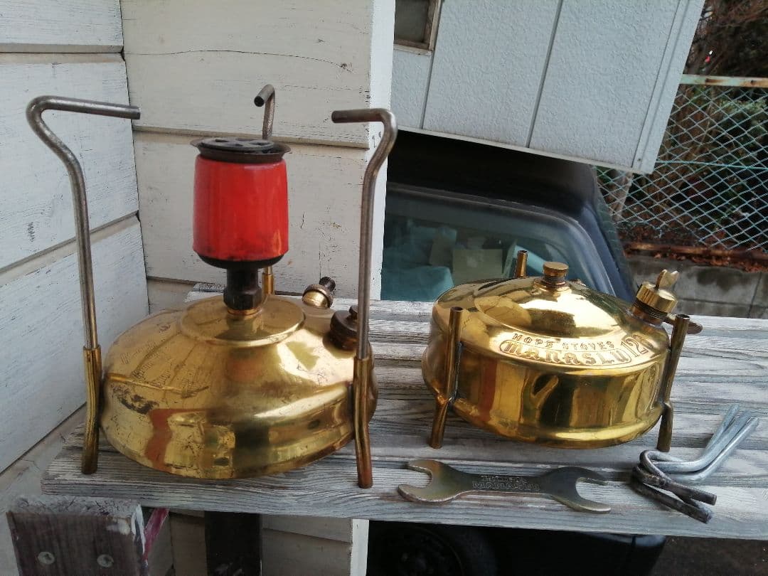 真鍮製シングルバーナー　マナスルとエバーニュー　1.5台セット