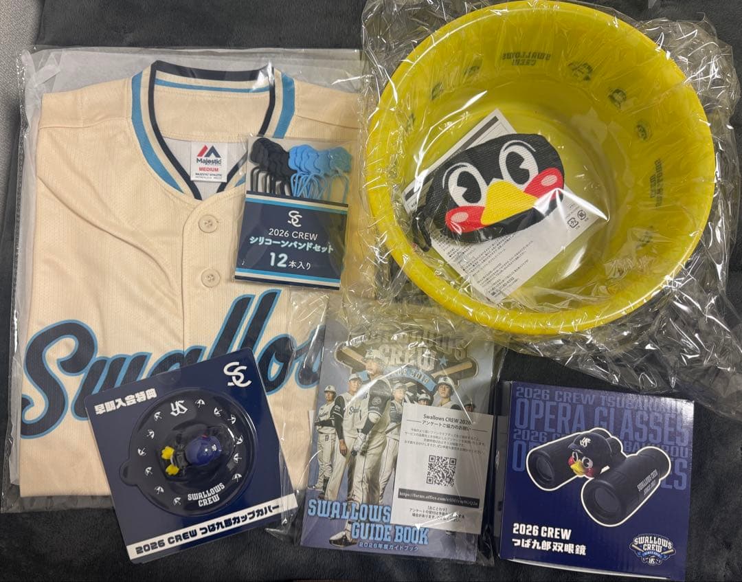 東京ヤクルトスワローズ 2026 CREW ファンクラブ 記念品 つば九郎