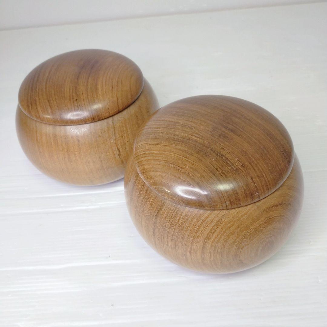 【レア】蛤碁石 那智黒石 碁笥セット 白188黒182個 直径約2cm 19路盤