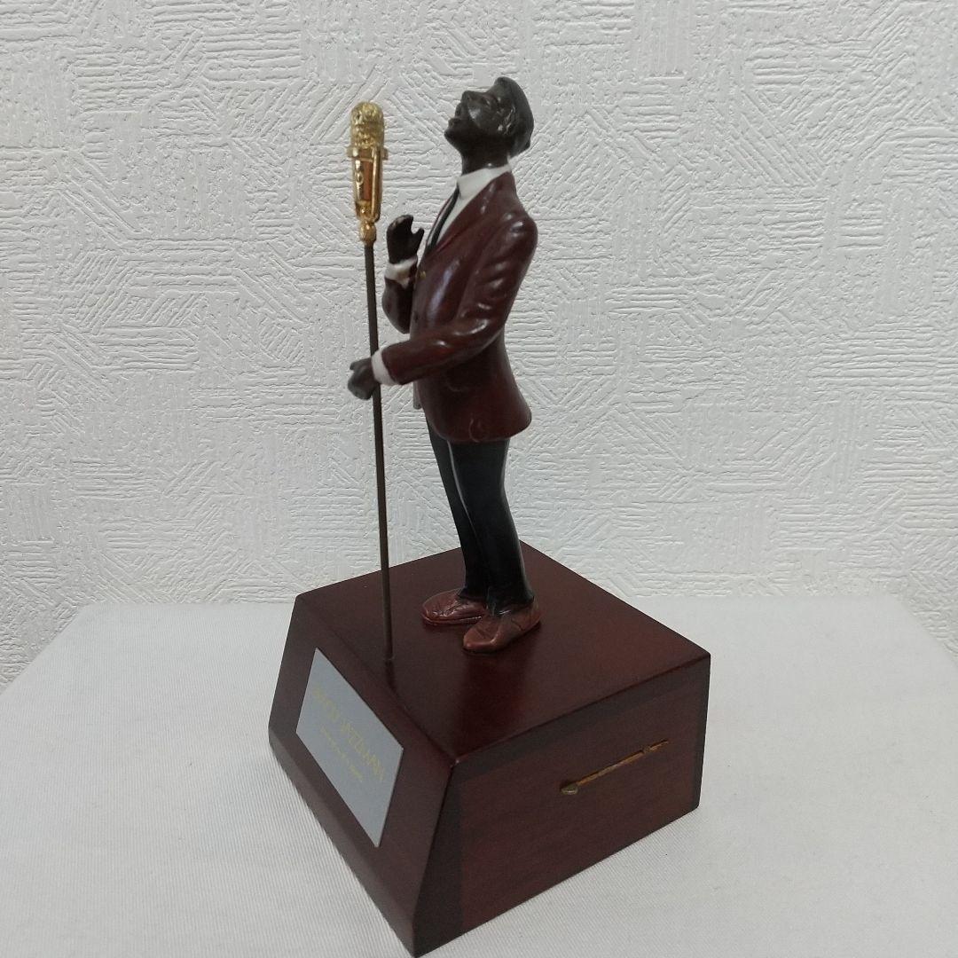 BLACKY JAZZMAN ジャズ歌手 フィギュアオルゴール