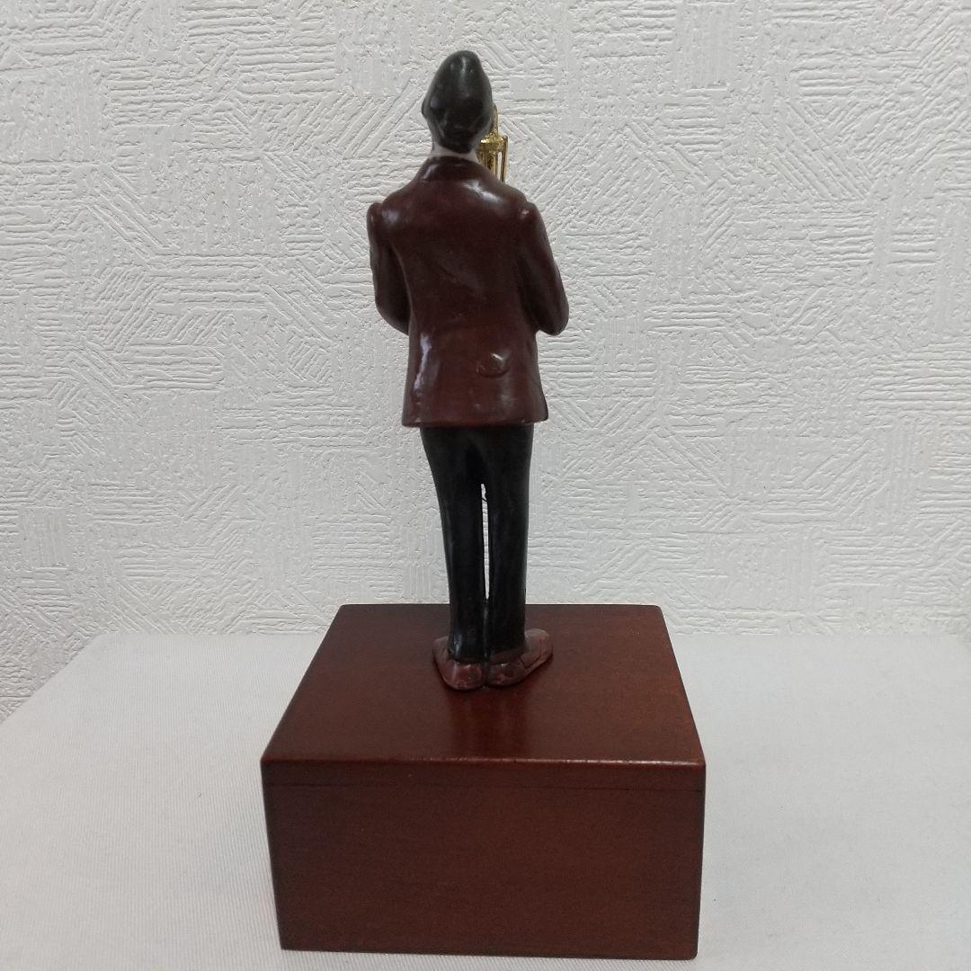 BLACKY JAZZMAN ジャズ歌手 フィギュアオルゴール