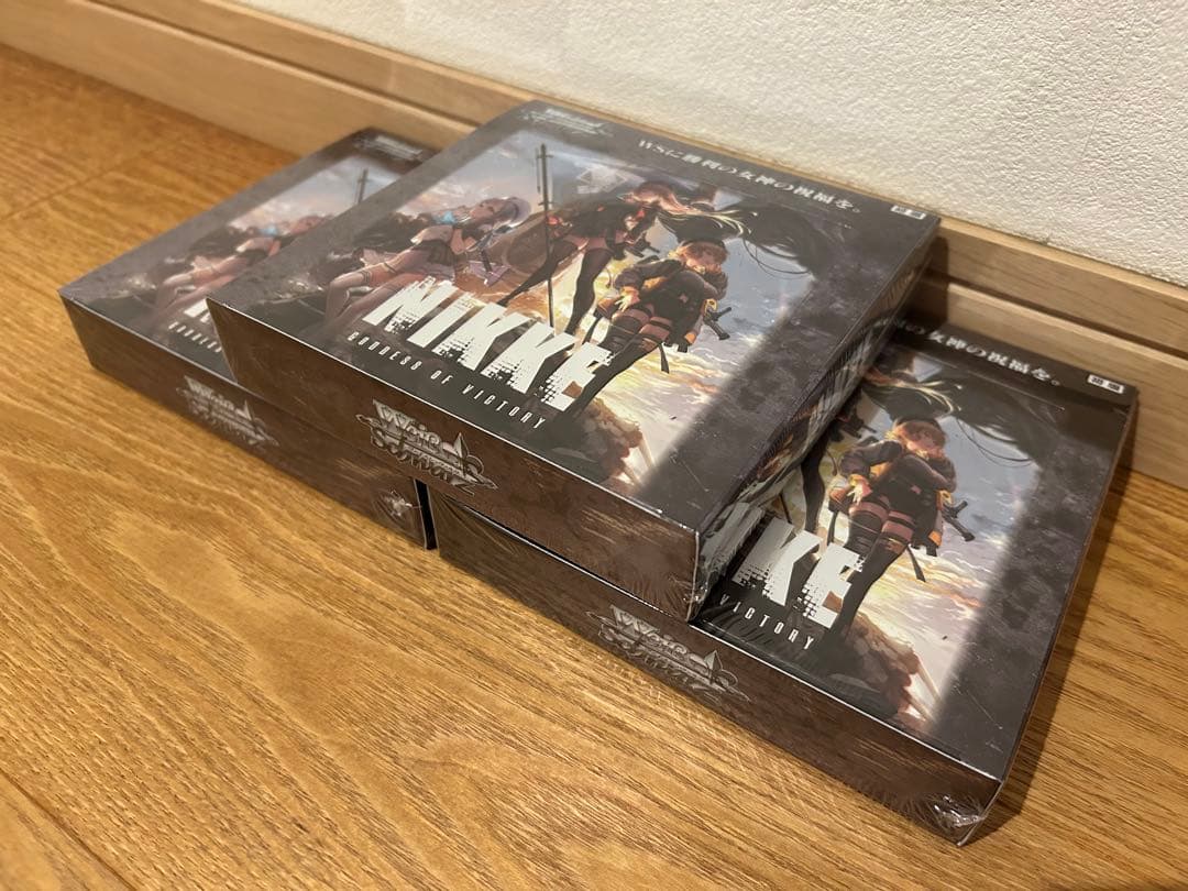 ヴァイスシュヴァルツ 勝利の女神NIKKE 未開封シュリンク付き3box（初版）