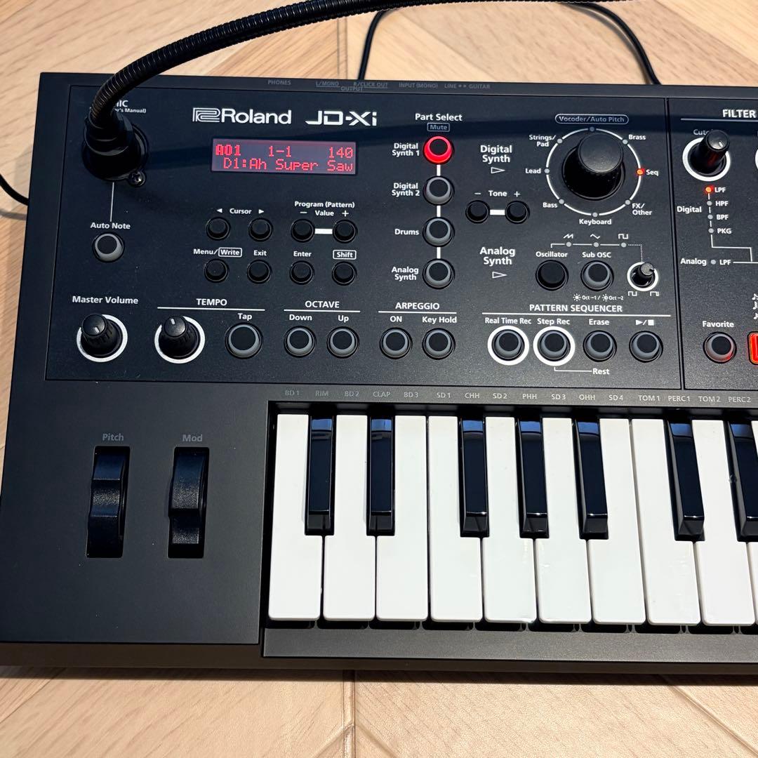 Roland JD-Xi シンセサイザー 37鍵 美品 ソフトケース付
