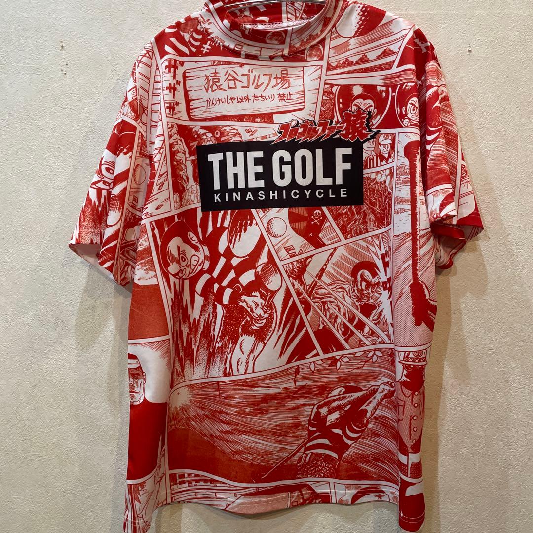 THE GOLF 木梨サイクル　モックネック　プロゴルファー猿 XLサイズ