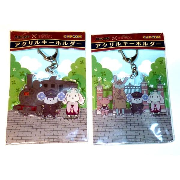 大逆転裁判×明治村　コラボ　アクリルキーホルダー　明治村コラボ アクキー 2点