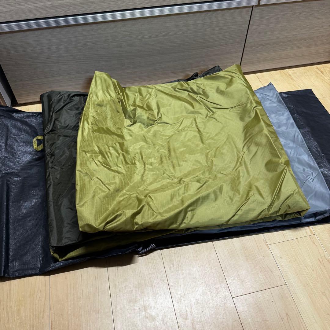 【未使用品】TENT FACTORY トンネル2ルームテントL UVルーフ付