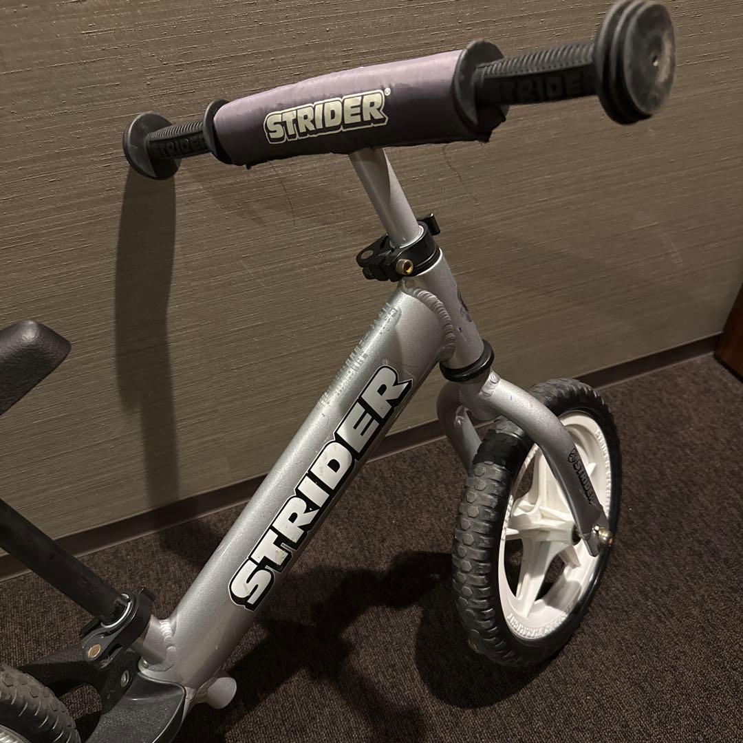値下げ！STRIDER PROバランスバイク シルバー