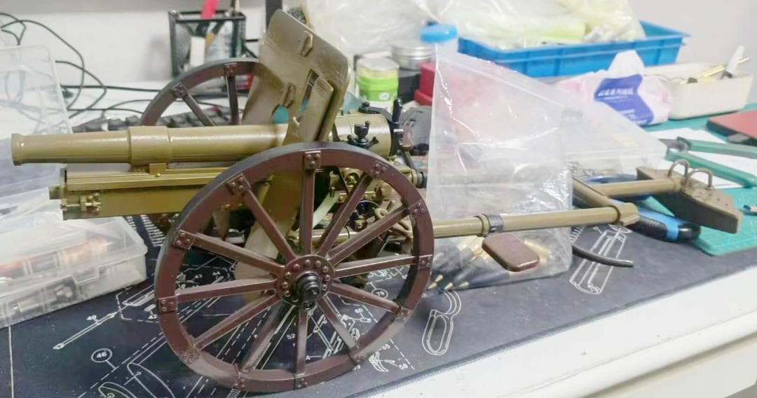 四一式山砲模型　1/6スケール　手作　新品