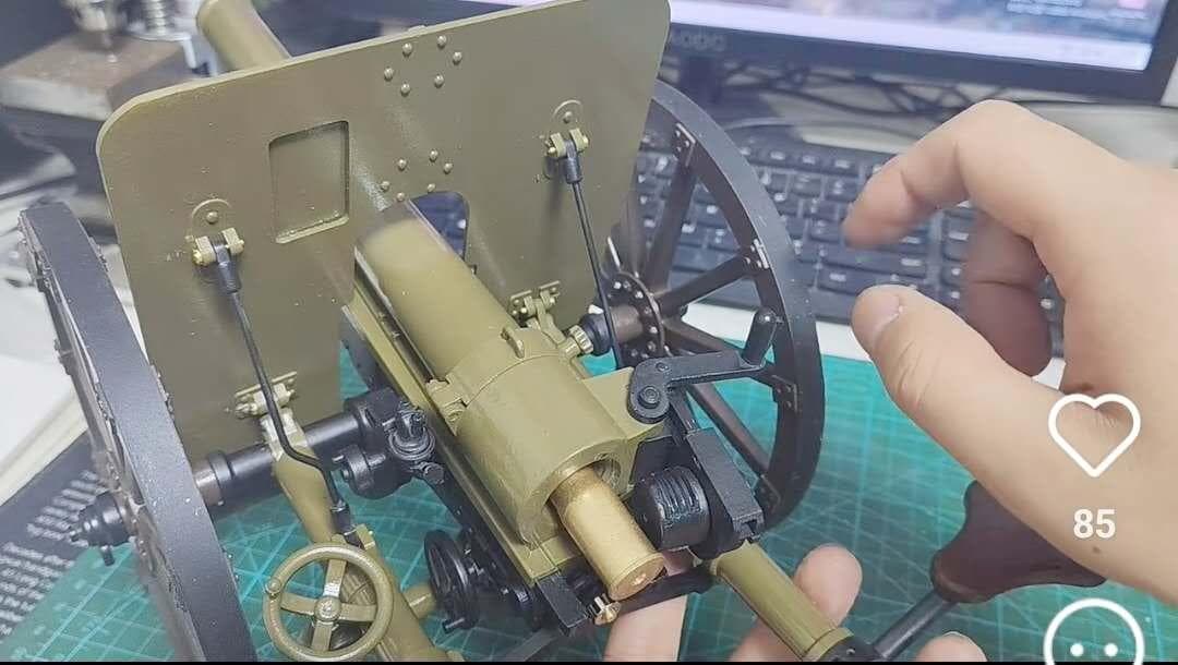 四一式山砲模型　1/6スケール　手作　新品
