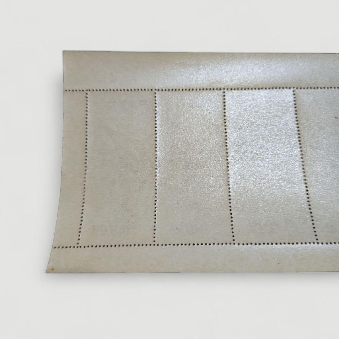 【希少・美品】銭単位切手 切手趣味週間 郵便週間記念切手 月に雁 5面小型シート