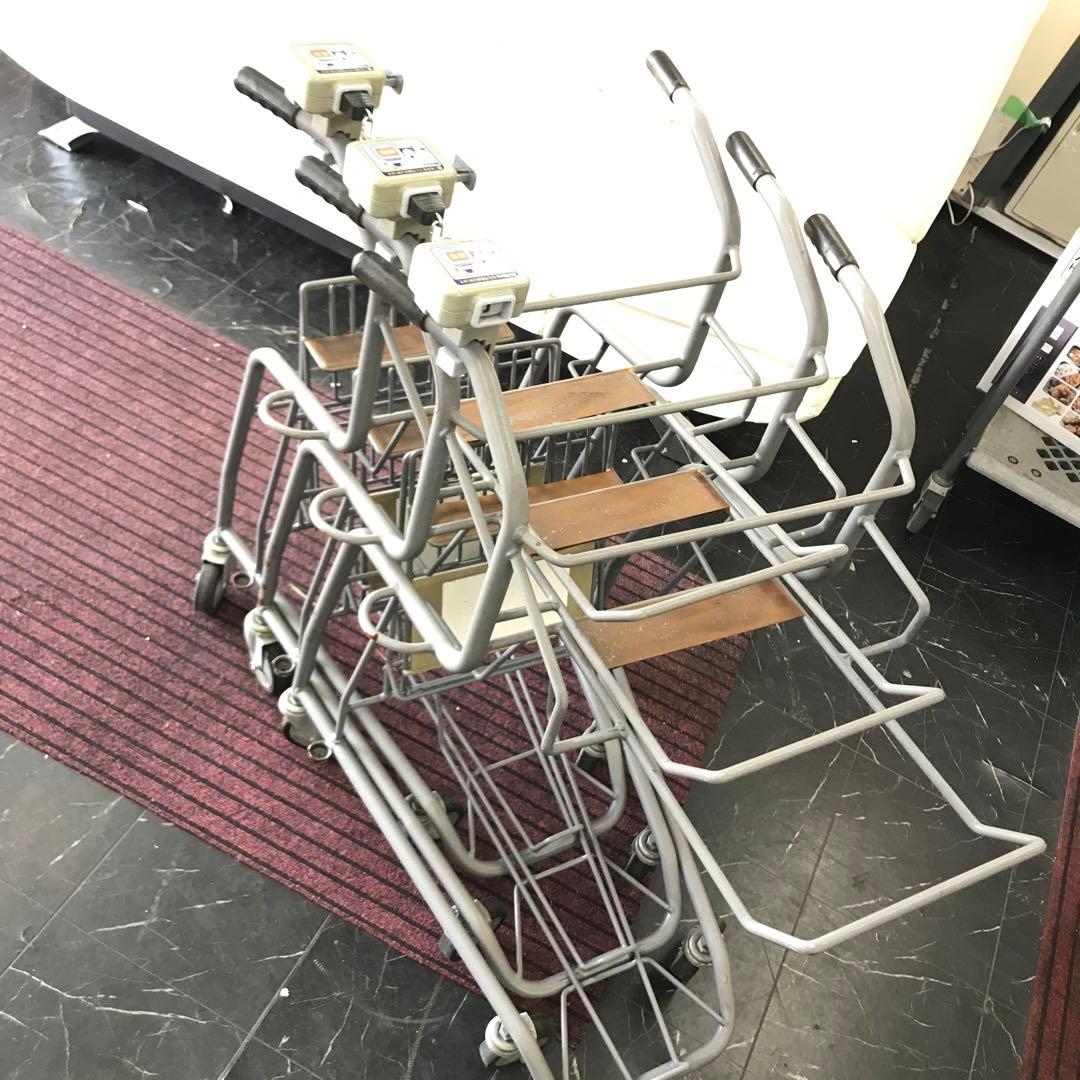 金属製ショッピングカート　3台セット