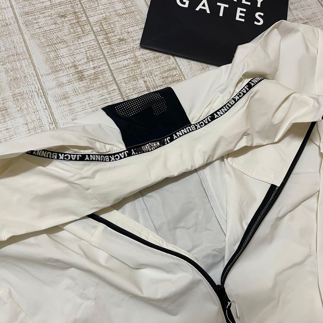 新品 ジャックバニー ナイロンブルゾン 撥水防風 ホワイト Mサイズ（4）