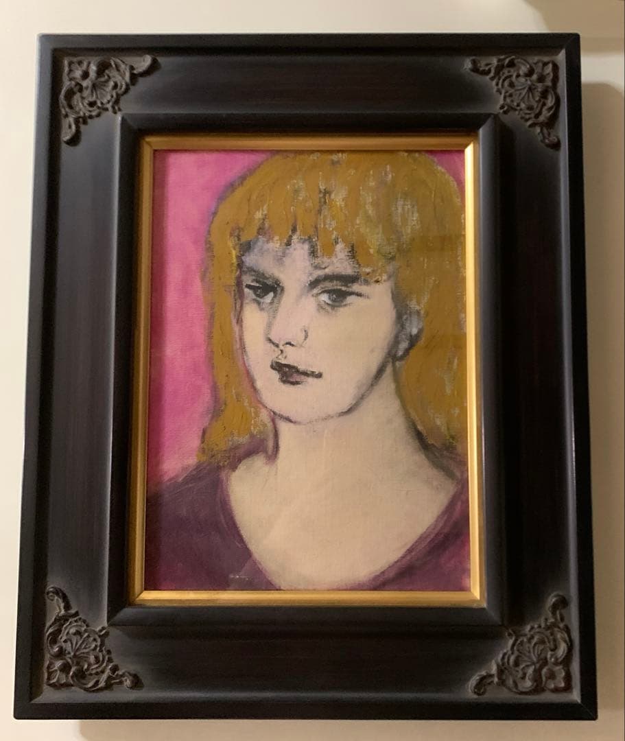 安藤玉子　油彩　原画