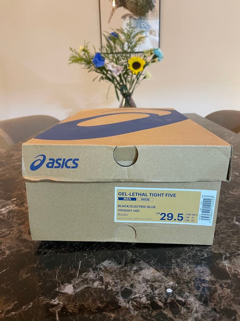 asics GEL-LETHAL ブラック/ブルー シューズ
