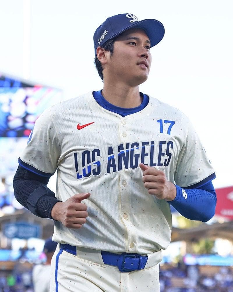 【限定品／正規品】大谷翔平／ドジャース／シティコネクト／ユニフォーム／YthXL