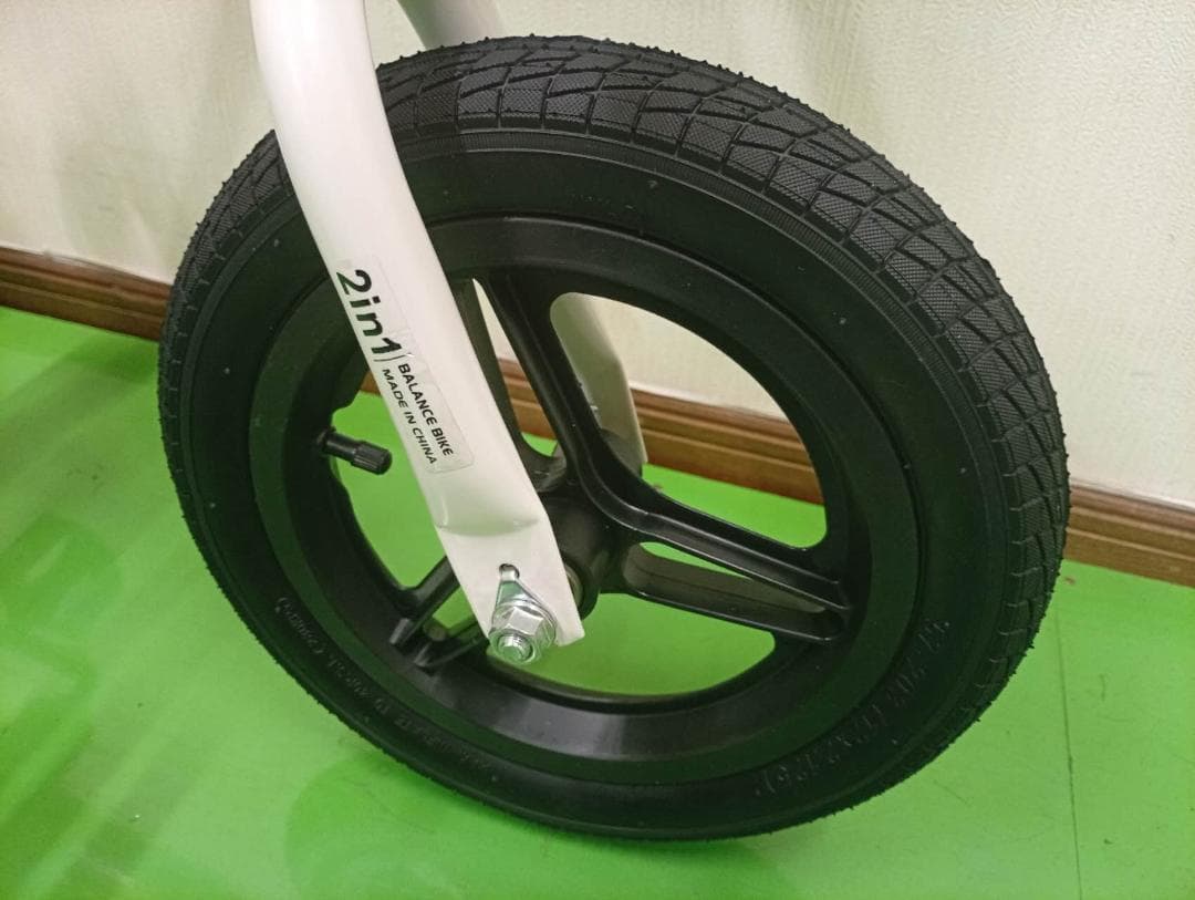 新品未使用 3in1 子供自転車 キックバイク12インチ Red色