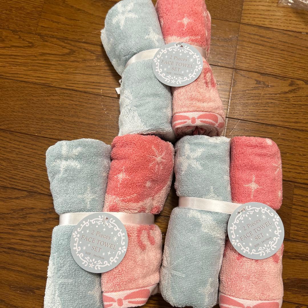 【12点　24枚セット】【まとめ売り】　ディズニーストア　フェイスタオル