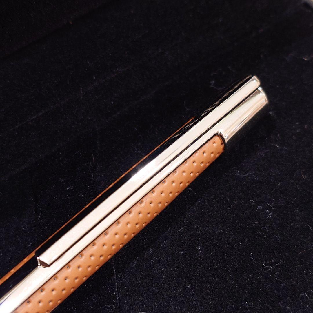 S.T.Dupont エス・テー・デュポン デフィ パンチドレザー ボールペン